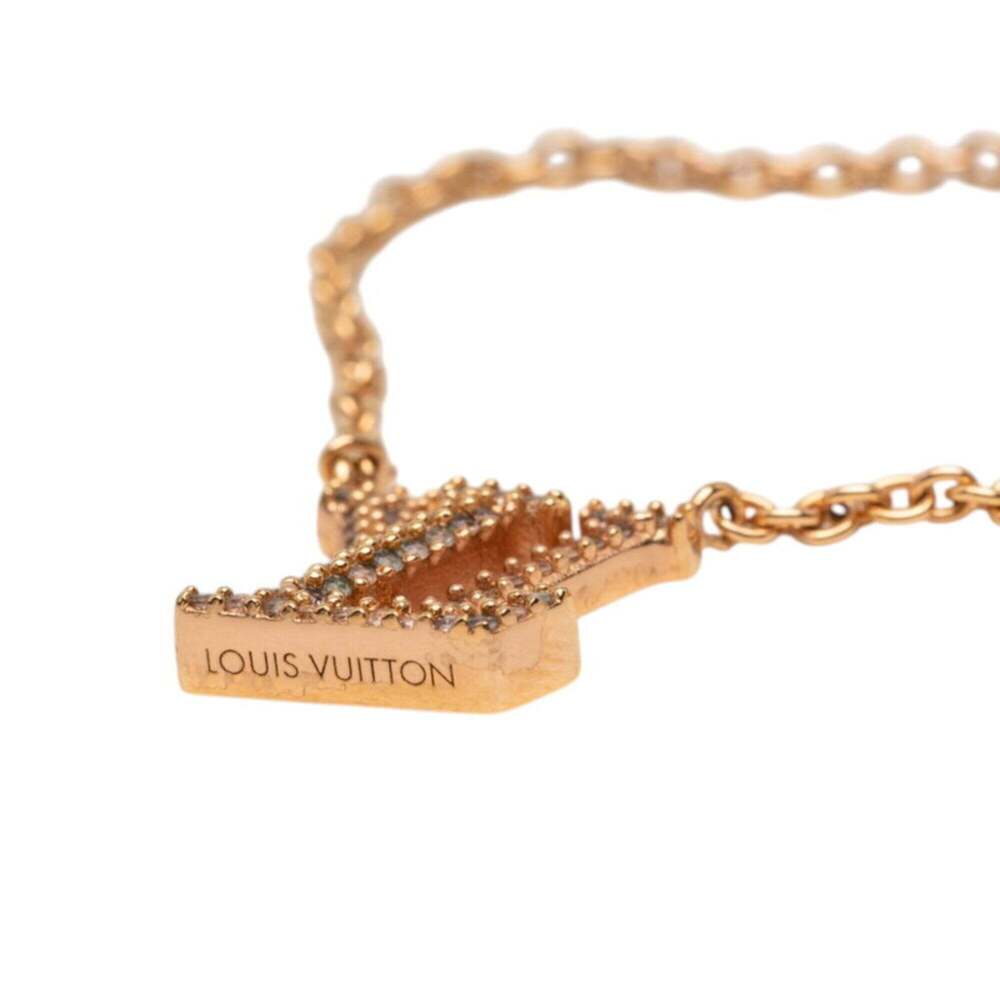 LOUIS VUITTON Gold Necklace - Picture 6 of 8